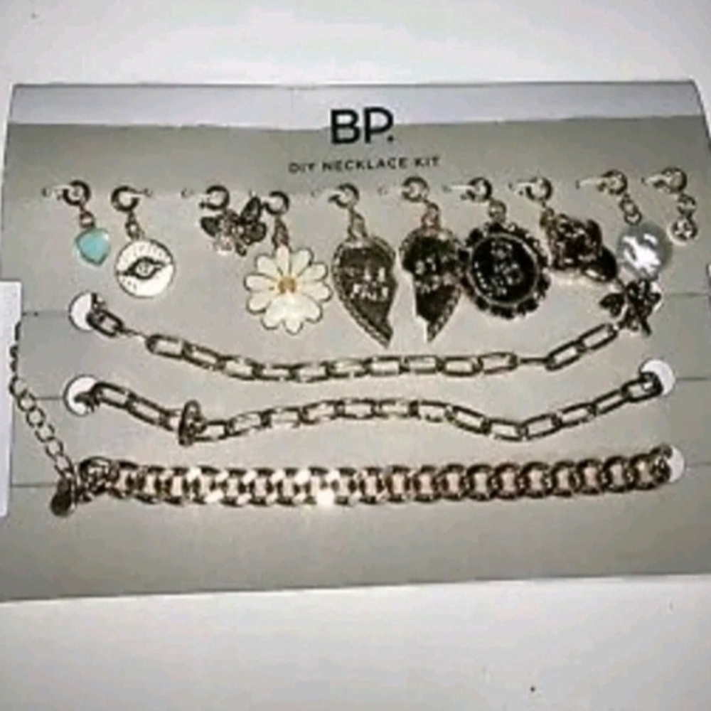 BP Necklace Kit with Gold and Silver Charms